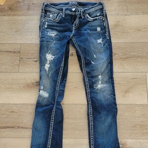 Silver, aiko baby boot, jeans, size 26x33